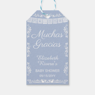 Étiquettes-cadeau Cielito Lindo Baby Shower Merci Beaucoup
