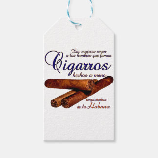 Étiquettes-cadeau Cigarros - Cirars