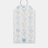 Étiquettes-cadeau Cimetière de Monogramme de Noël des papillons Prep (Dos)