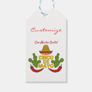Étiquettes-cadeau Cinco De Mayo Thunder_Cove