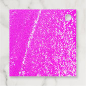 Étiquettes Cadeau Cinquante et fabuleuse fille Sparkly Hot rose Chau (Dos)