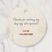 Étiquettes Cadeau Citation d'oeufs BBQ BBQ premier anniversaire (Dos)