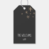 Étiquettes-cadeau Citation du professeur de Noël (Dos)