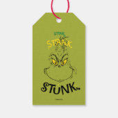 Étiquettes-cadeau Citation Grinch Mister Stink Stunk (Dos)