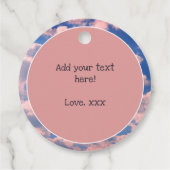 Étiquettes Cadeau Citation Motivationnelle Bible Verse Pastel Nuages (Dos)