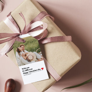 Étiquettes-cadeau Citation romantique branchée Valentines