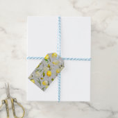 Étiquettes-cadeau citrons aquarelle 19 (Avec de laficelle)