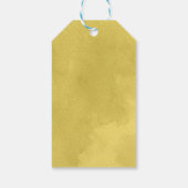 Étiquettes-cadeau citrons aquarelles merci (Dos)