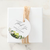 Étiquettes Cadeau Citrons Botaniques Mariage Remerciements (En situation)