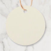 Étiquettes Cadeau Citrons Botaniques Mariage Remerciements (Dos)