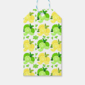 Étiquettes-cadeau Citrons citrons | tranches de citron vert (Devant)