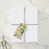 Étiquettes-cadeau Citrons Élégants et Feuillage FAITS MAIN pour Vous (Avec de la ficelle)