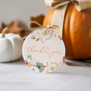 Étiquettes Cadeau Citrouille Automne Automne Baby shower Tour