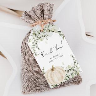 Étiquettes-cadeau Citrouille Automne Fête des mariées Favoriser Merc