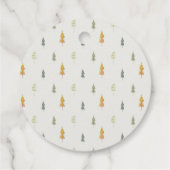 Étiquettes Cadeau Citrouille Chic Chic Scarecrow Harvest Anniversair (Dos)