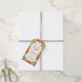 Étiquettes-cadeau Citrouille d'automne merci mariage (Avec de la ficelle)