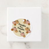 Étiquettes Cadeau Citrouille de Thanksgiving (En situation)