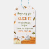 Étiquettes-cadeau Citrouille de Thanksgiving de quelque façon que vo (Devant)