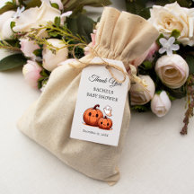 Citrouille et fantôme d'Halloween | Remerciement p