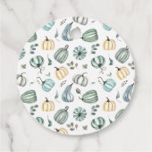 Étiquettes Cadeau Citrouille Merci (Dos)