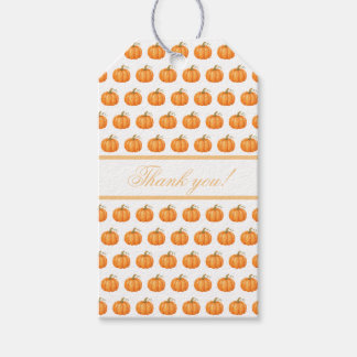 Étiquettes-cadeau Citrouille Mignonne