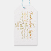 Étiquettes-cadeau Citrouille Spice & Everything Nice automne (Dos)