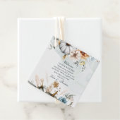 Étiquettes Cadeau Citrouilles Boho et Mariage Fleur sauvage d'automn (En situation)