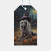 Étiquettes-cadeau Citrouilles chinois arrêtés Halloween effrayant (Dos)