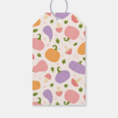 Étiquettes-cadeau Citrouilles et champignons d'Halloween (Dos)