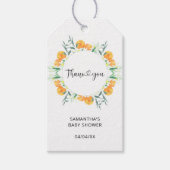 Étiquettes-cadeau Citrus merci (Devant)