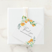 Étiquettes Cadeau Citrus - Merci Mariage (En situation)