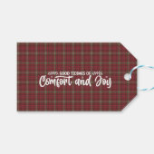 Étiquettes-cadeau Clan écossais Patiné de Morrison Tartan (Devant (Horizontal))