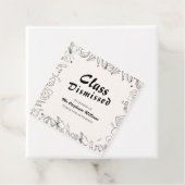 Étiquettes Cadeau Class Dismissed School Teacher Retirement Party (En situation)