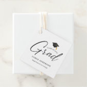 Étiquettes Cadeau Class of 2026 Elegant Script Graduate (En situation)