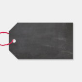 Étiquettes-cadeau Classe au tableau noir pour Noël | Vacances scolai (Dos (Horizontal))