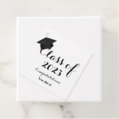 Étiquettes Cadeau Classe de fin d'études de 2023 félicitations faveu (En situation)