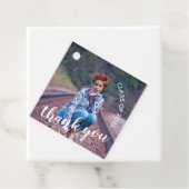 Étiquettes Cadeau Classe de Merci de graduation photo 2025 (En situation)