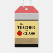 Étiquettes-cadeau classe de professeur (Dos)