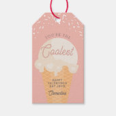 Étiquettes-cadeau Classe Scoop la plus froide Valentine's Day (Devant)