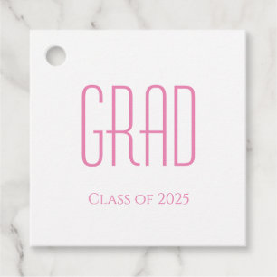 Étiquettes Cadeau Classe simple de 2025 Graduation Party