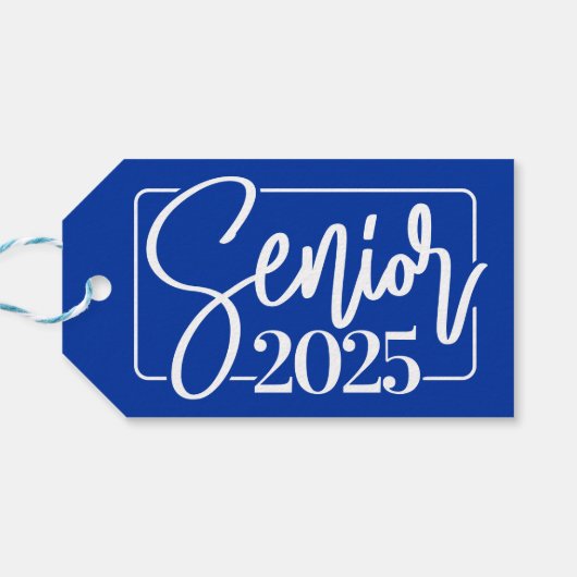 Étiquettes-cadeau Classe terminale de 2025 (Dos Horizontal)