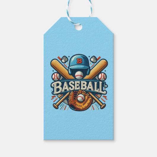 Étiquettes-cadeau Classique Baseball Essentials / Stylish Retro Lege (Devant)