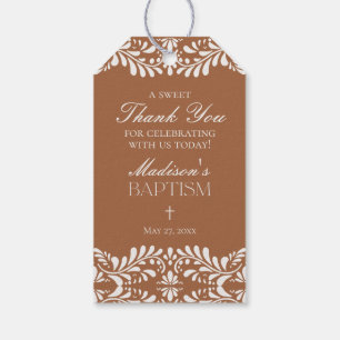 Étiquettes-cadeau Clay Talavera Carrelage Espagne Fiesta Baptême Fav