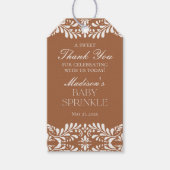 Étiquettes-cadeau Clay Talavera Carrelage Fiesta Baby Sprinkle Favor (Devant)