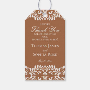 Étiquettes-cadeau Clay Talavera Carrelage Fiesta Fête de mariage Fav