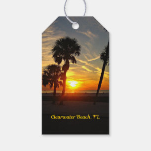 Étiquettes-cadeau Clearwater Beach, Floride Sunset