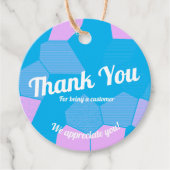 Étiquettes Cadeau Client Merci (Devant)