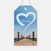 Étiquettes-cadeau Cloud en forme de coeur sans fin (Devant)