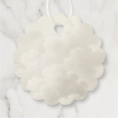 Étiquettes Cadeau Cloud Nine Modern Baby Shower Thank You (Dos)