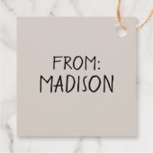 Étiquettes Cadeau Cloud piétonnier Pigpen (Dos)